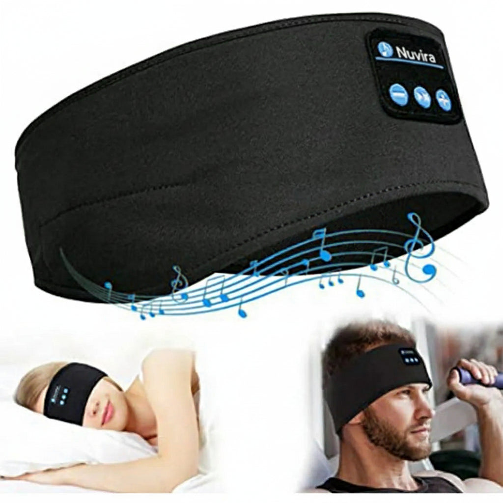All-in-One Wireless Headband with Premium Audio for Sleep, Running, and Yoga