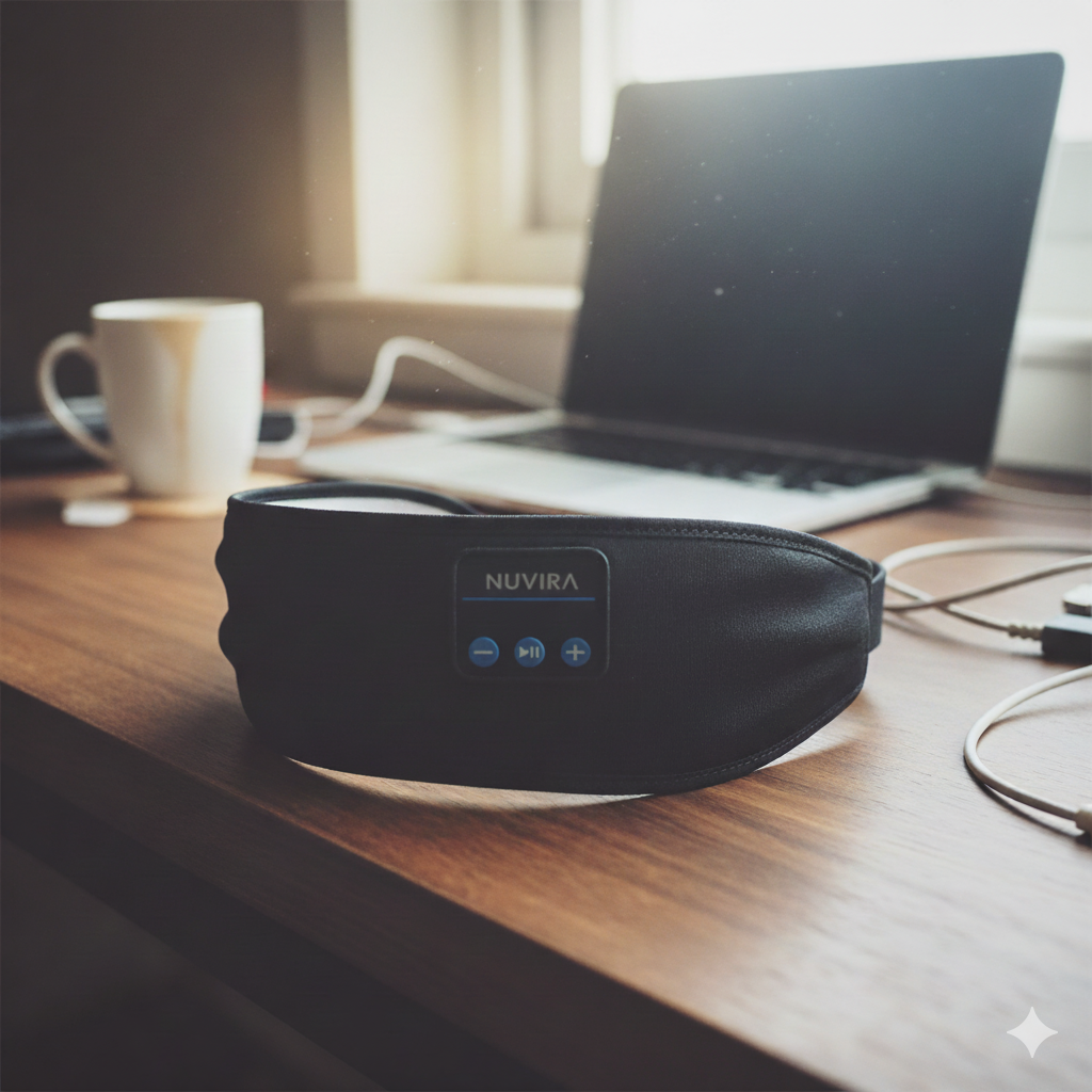 All-in-One Wireless Headband with Premium Audio for Sleep, Running, and Yoga