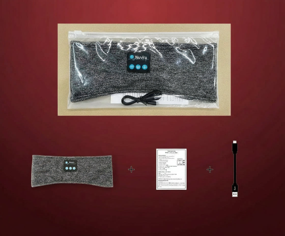 All-in-One Wireless Headband with Premium Audio for Sleep, Running, and Yoga