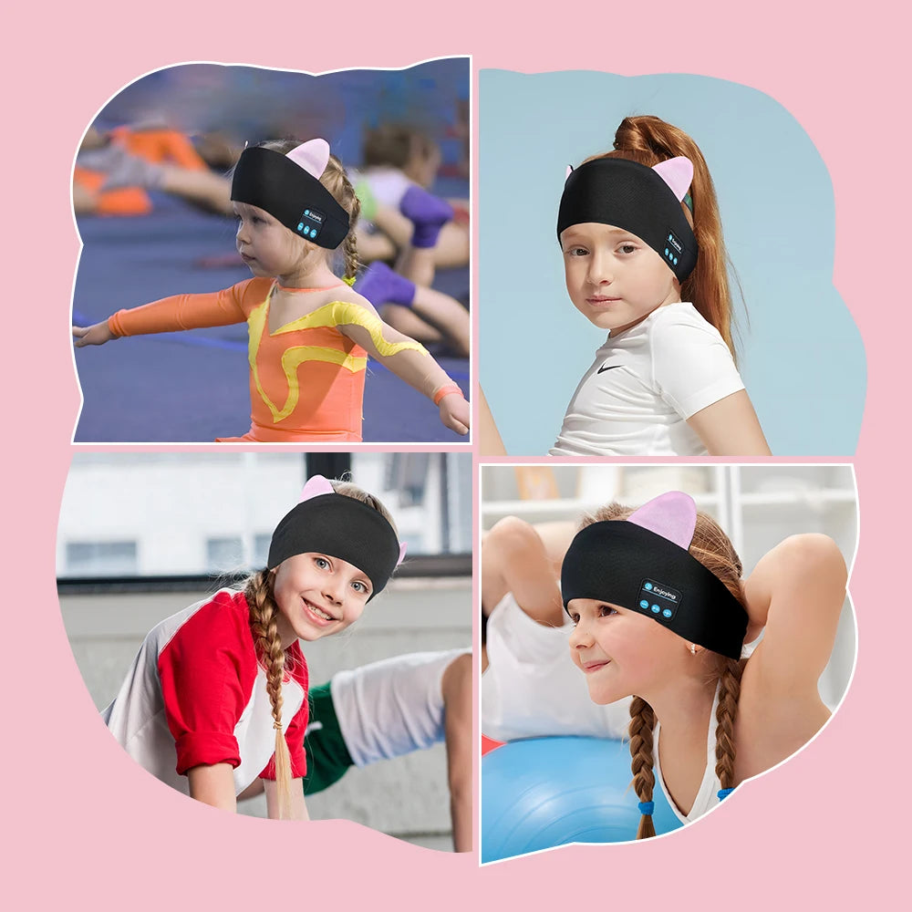 Kids Travel Bluetooth Headband – Safe, Comfortable & Hands-Free