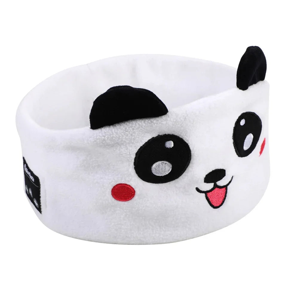 𝐸𝓃𝒿𝑜𝓎™ Cozy Critter Bluetooth Sleep Mask & Headband