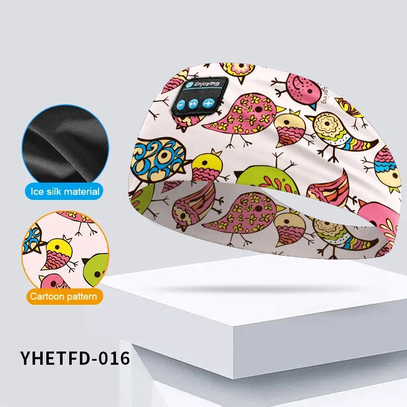 𝐸𝓃𝒿𝑜𝓎™  Kids Cartoon Bluetooth Headphones Headband Wireless Sports with HD Microphone