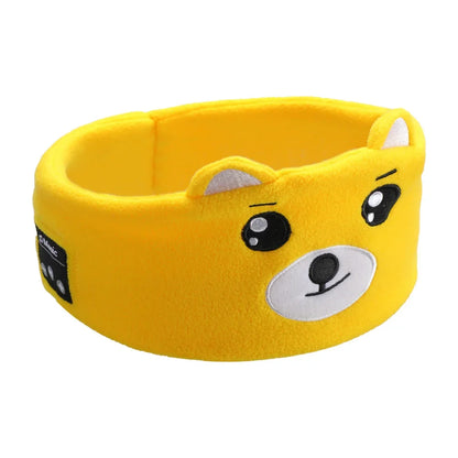 𝐸𝓃𝒿𝑜𝓎™ Cozy Critter Bluetooth Sleep Mask & Headband
