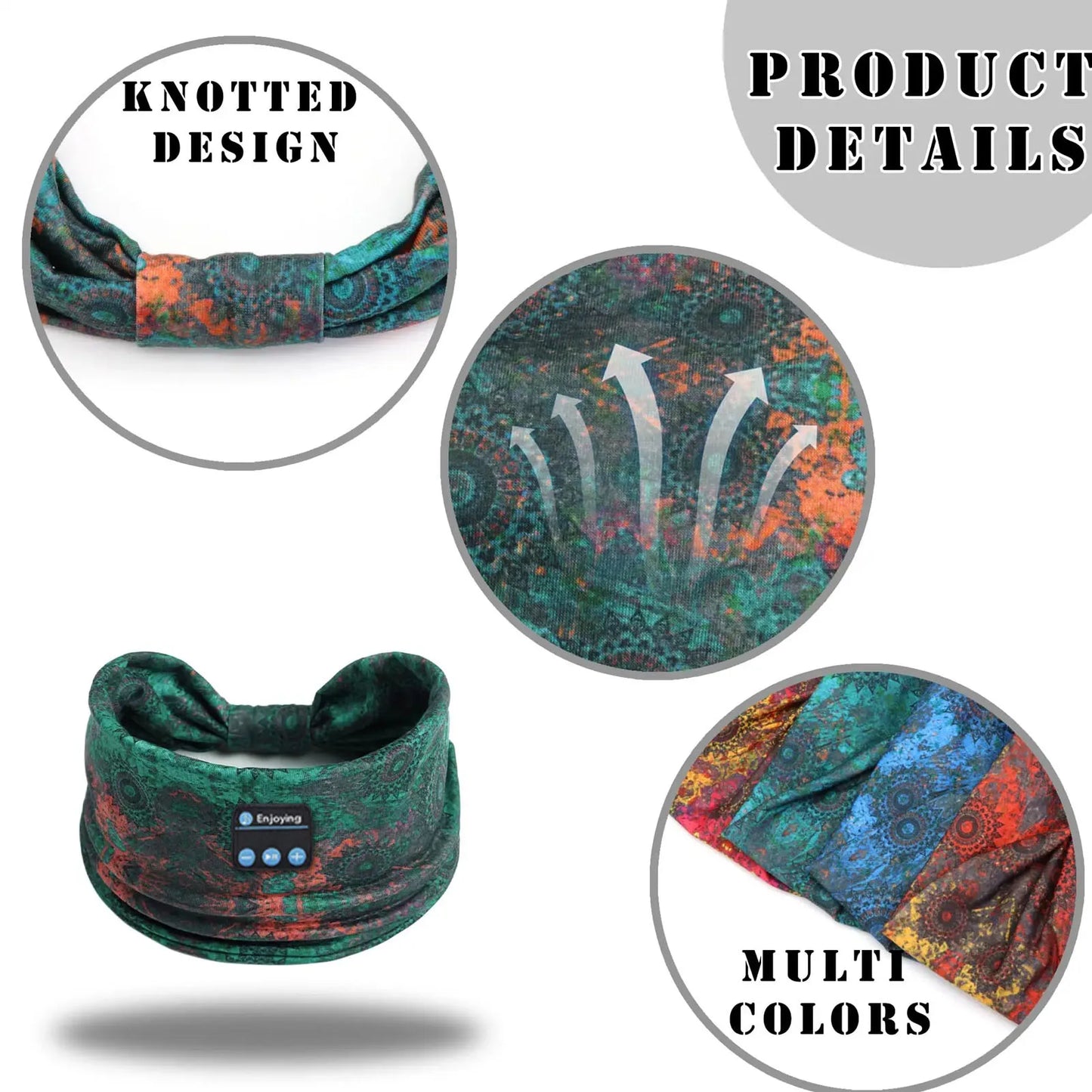 𝐸𝓃𝒿𝑜𝓎™ Wireless Unisex Bluetooth Headband