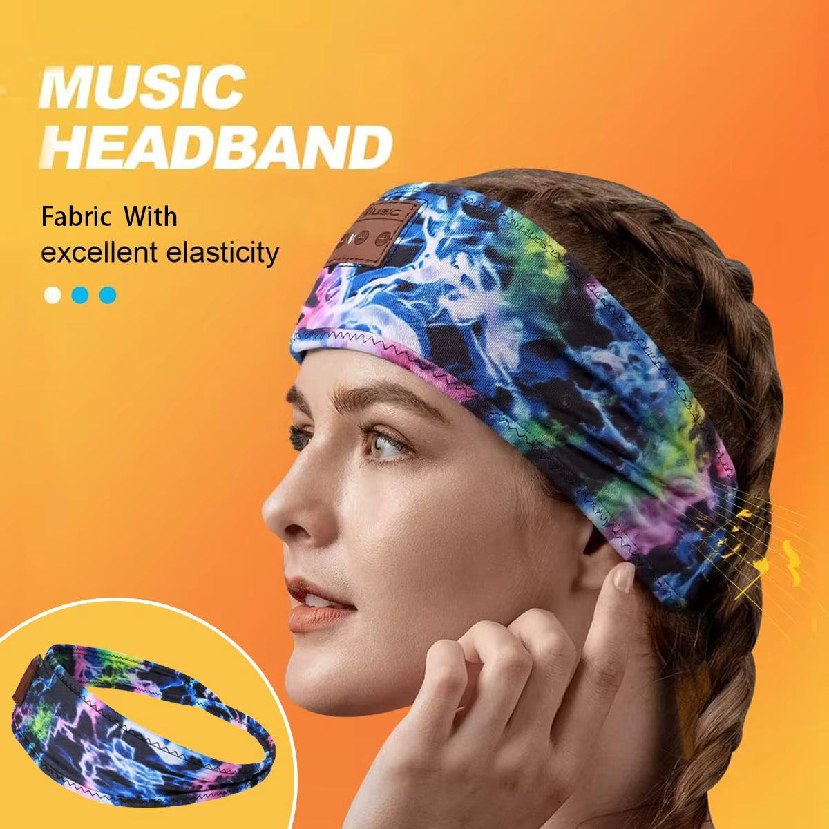 𝐸𝓃𝒿𝑜𝓎™ Floral Bluetooth Headband Headphones