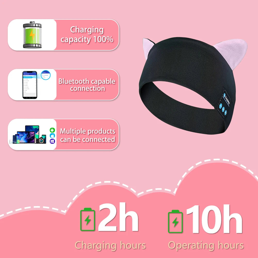 Kids Travel Bluetooth Headband – Safe, Comfortable & Hands-Free