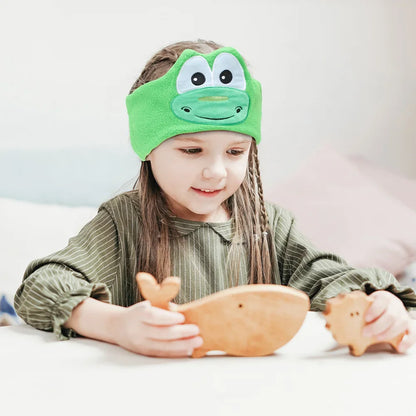 𝐸𝓃𝒿𝑜𝓎™ Cozy Critter Bluetooth Sleep Mask & Headband
