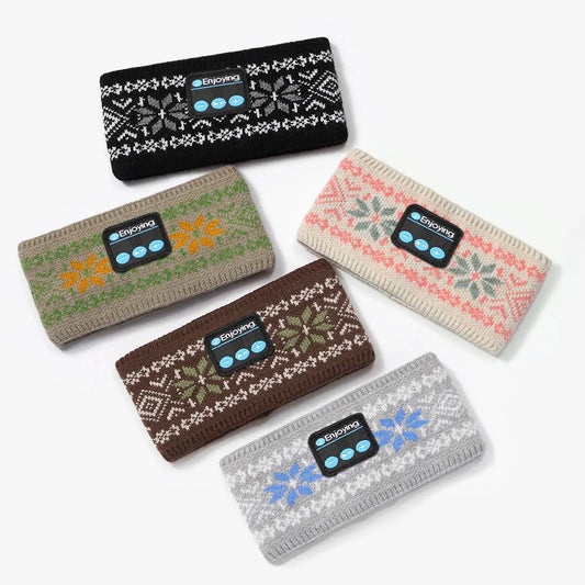 Knitted Bluetooth Headband - Warmth & Wireless Audio