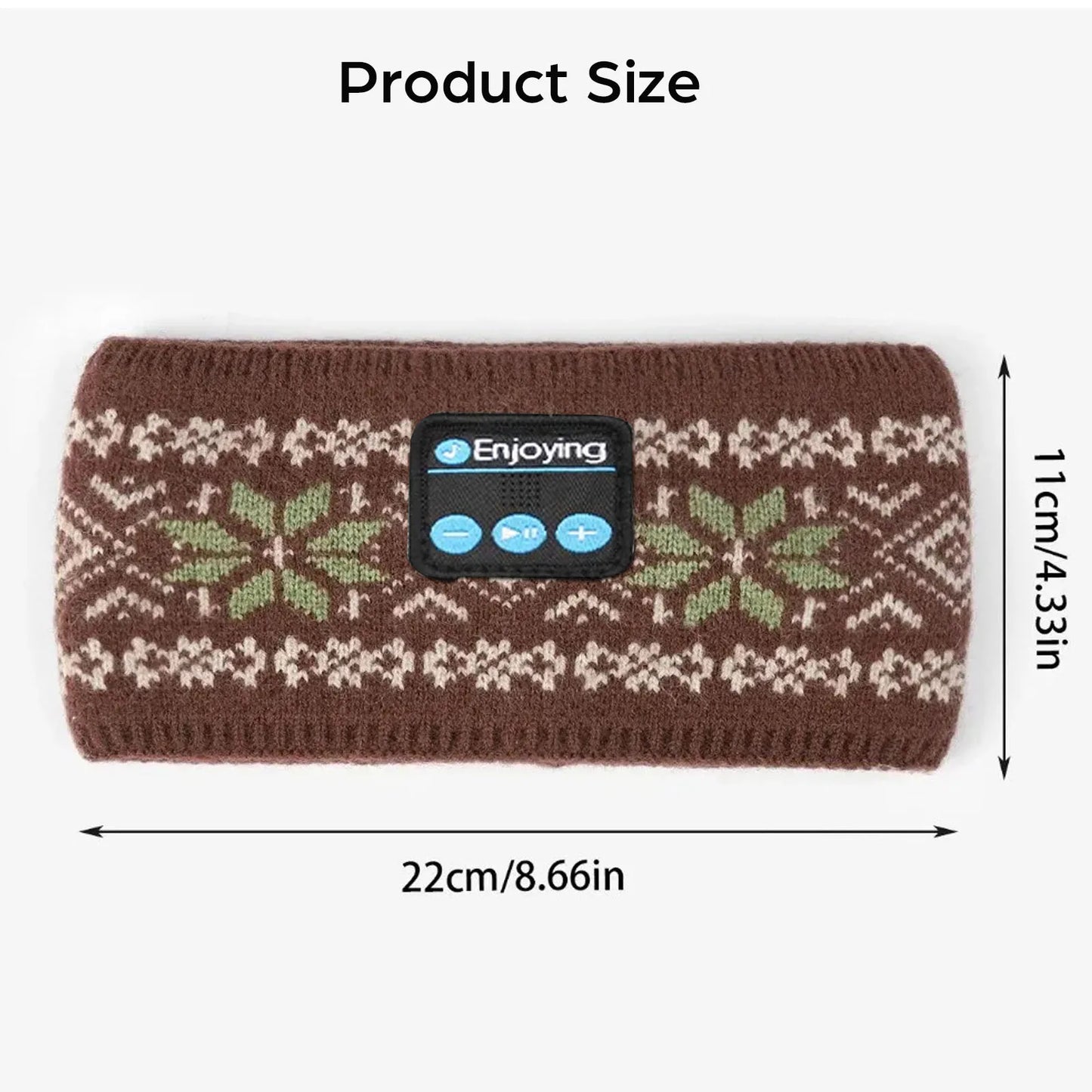 Knitted Bluetooth Headband - Warmth & Wireless Audio