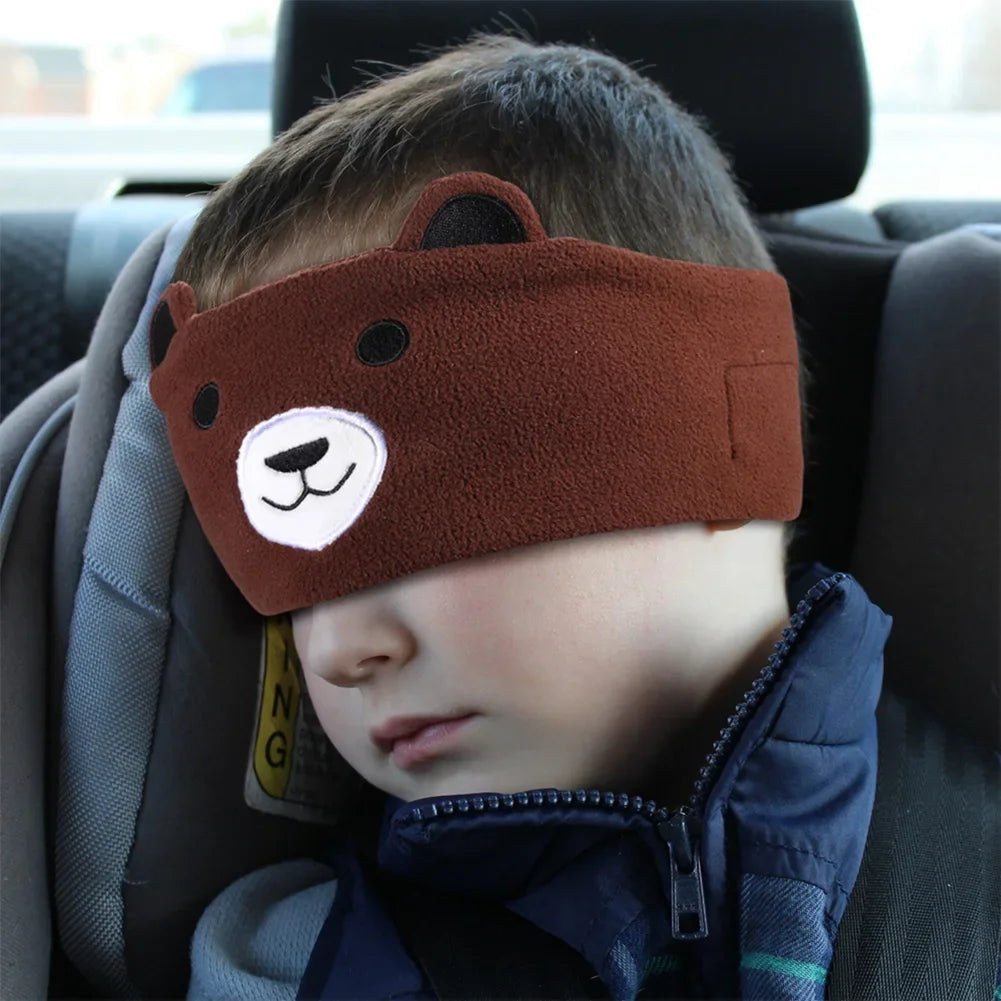 𝐸𝓃𝒿𝑜𝓎™ Cozy Critter Bluetooth Sleep Mask & Headband